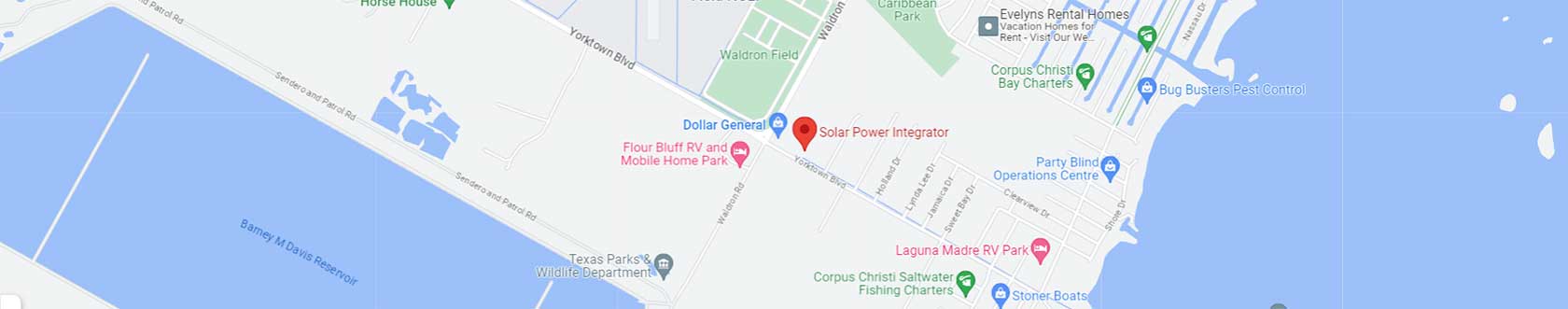 solar power integrator location map