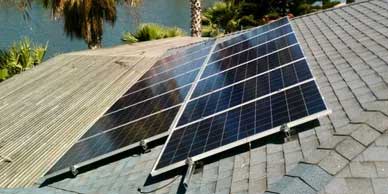 20 panel solar install residential