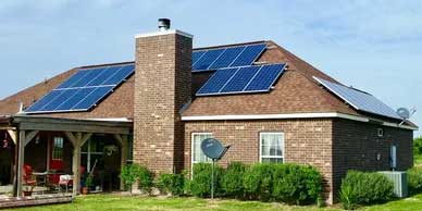 23 panel solar install