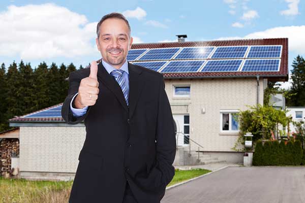 happy solar customer