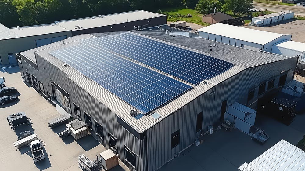 commercial building solar project