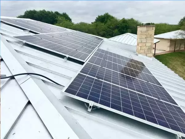 solar install metal roof