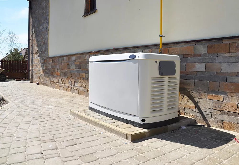 home generator installed