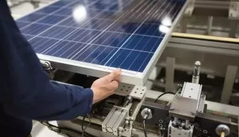 solar panel production