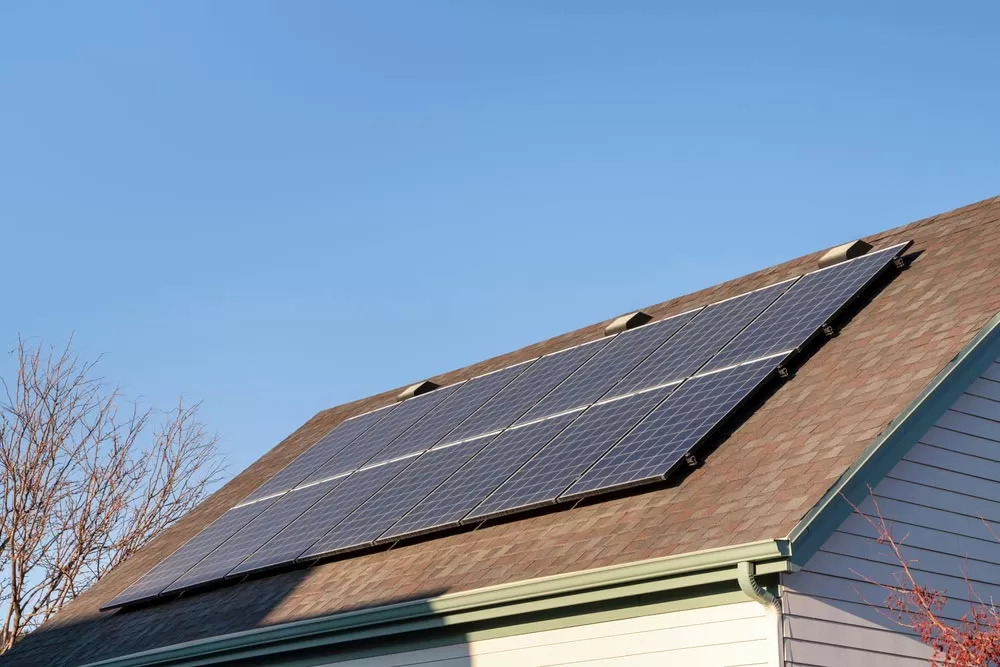 solar panels and gutters
